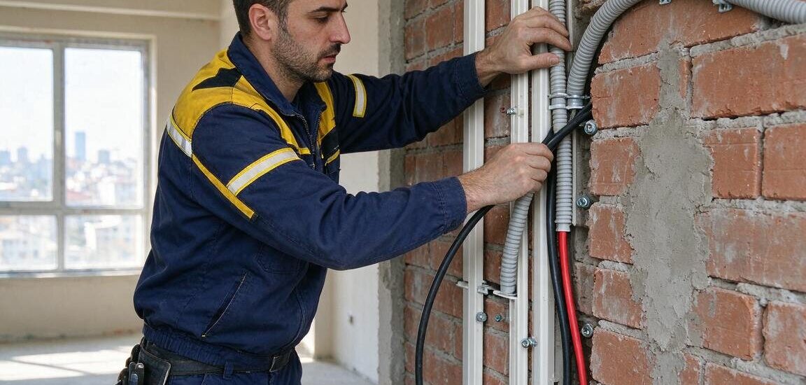 Elektrik tesisatı döşeme
