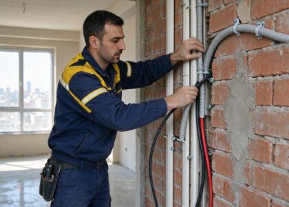 Elektrik tesisatı döşeme