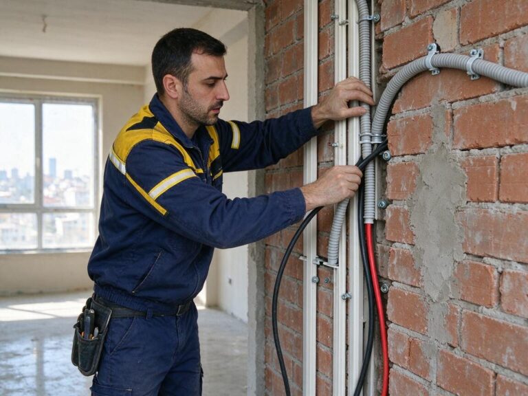 Elektrik tesisatı döşeme