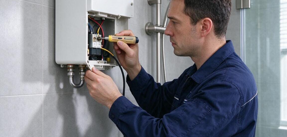 Şofben ve elektrikli cihaz bağlantısı